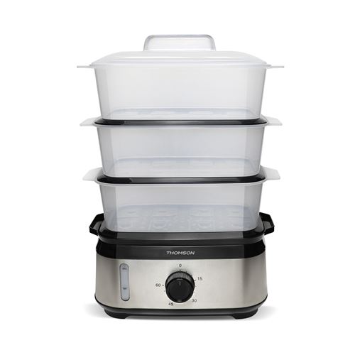 Cuiseur Vapeur Thomson Thfs800 950 W Inox Et Noir