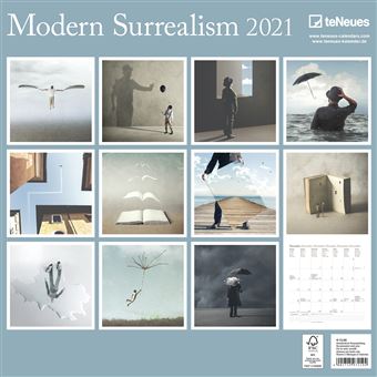 Calendrier TeNeues Modern Surrealism 2021 30 x 30 cm