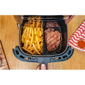 Friteuse à air chaud et grill Moulinex Easy Fry et Grill Digital 2-en-1 XXL EY801D10 1800 W Inox