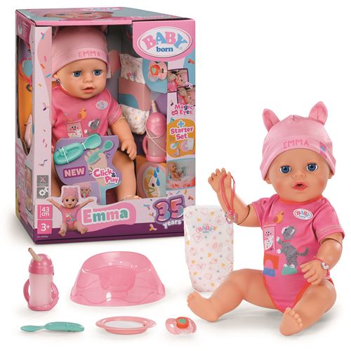 Baby Born Emma Click and Play 43cm - vue 1
