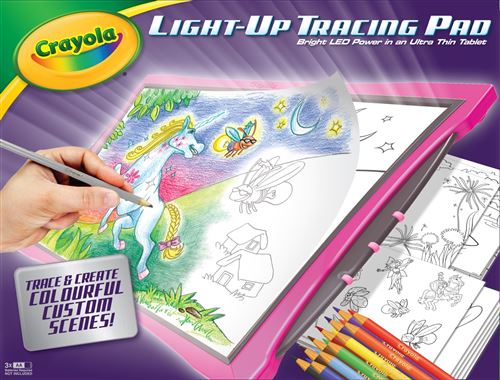Jeu créatif Crayola Tablette de Dessins Lumineuse Rose