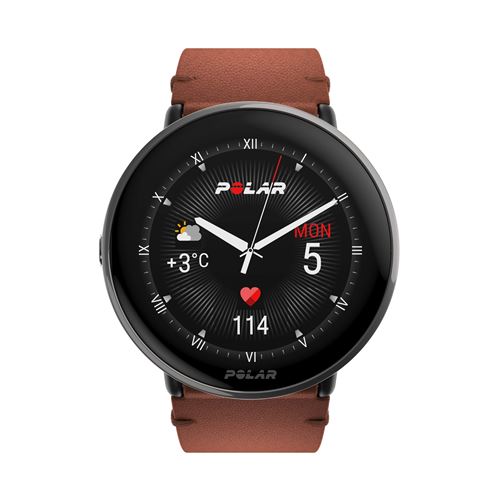 Montre connectée Polar Ignite 3 Titan Bracelet en Cuir