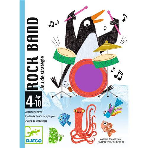 Jeu De Stratégie Djeco DJ05085 – Jeu De Cartes Pour Créer Un Groupe De Musique