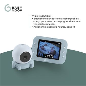 Babymoov Babyphone Vidéo YOO Go + - Écoute bébé Babymoov sur L