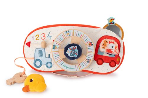 Jeu d'éveil Lilliputiens Panneau d'activités en voiture Ferme
