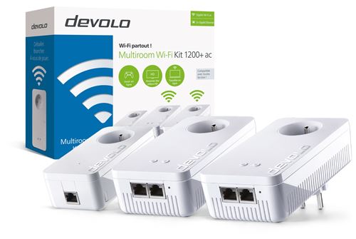 Kit Multiroom WiFi Devolo 1200+ Blanc