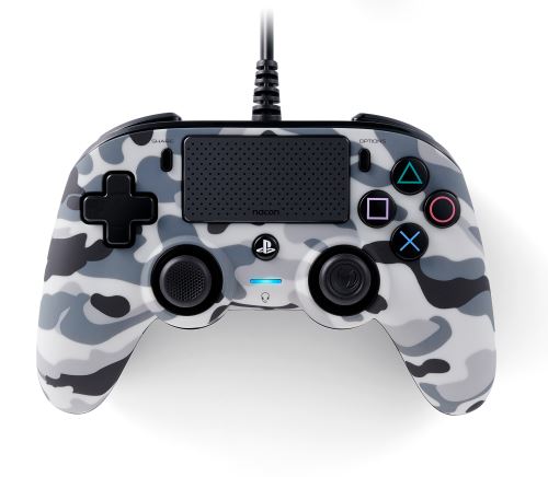 Nacon Compact PS4 Camo Bedrade Controller Grijs