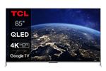 TV QLED TCL 85C735 216 cm 4K UHD Google TV Aluminium brossé 2022