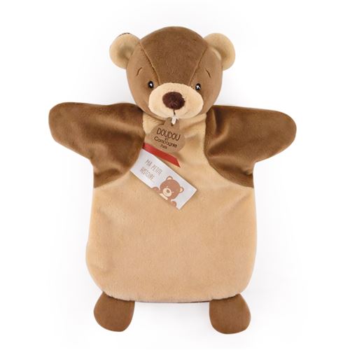 Doudou Et Compagnie Multicolore Marionnette Ours