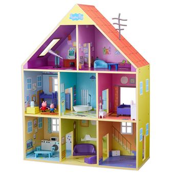 Grande maison de poupées en bois Peppa Pig sons et lumières