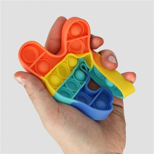 Jeu Pop It Fidget Push Bubble Octogone arc-en-ciel - Balle et jouet  sensoriel - Achat & prix