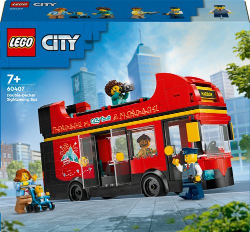 Lego City Lego® City 60407 Le Bus Rouge À Deux Étages
