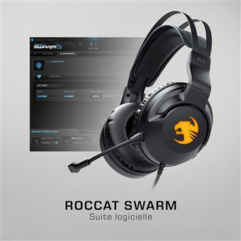 Casque Gaming filaire Roccat Elo 7.1 USB Noir