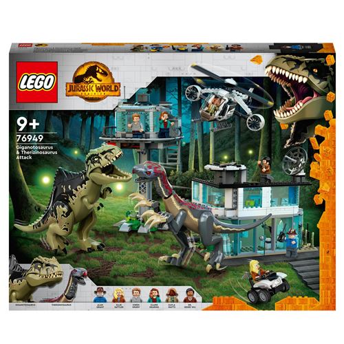 Lego Jurassic World Lego® Jurassic World™ 76949 L’Attaque Du Giganotosaurus Et Du Therizinosaurus
