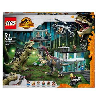 LEGO Jurassic World 76949 L'attaque du Giganotosaurus et du Therizinosaurus