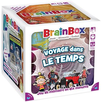 Jeux d’ambiance Asmodee BrainBox Voyage dans le Temps