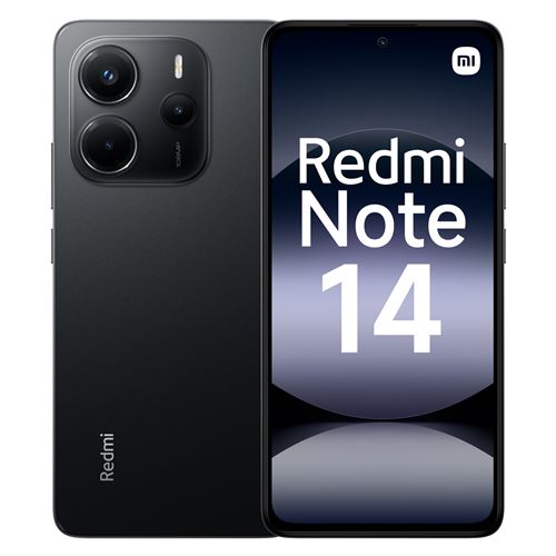 Smartphone Xiaomi Redmi Note 14 6,67 Double nano SIM 256 Go Noir minuit