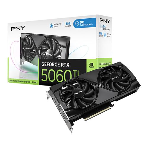 Carte graphique PNY Nvidia GeForce RTX 5060 Ti 8G OC