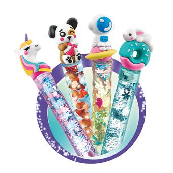 Kit De Création De Stylos Personnalisés – Fabrique à Stylo Avec 6 Stylos, Paillettes Et Capuchons – DIY Pour Enfants De 6 à 12 Ans – Cadeau Créatif Et éducatif