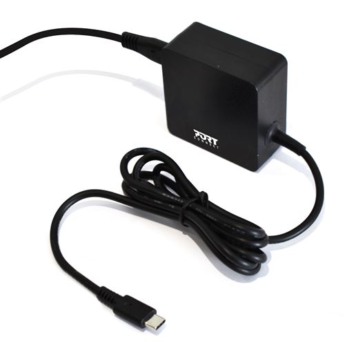 PORT DESIGNS Port Connect Power Supply USB Type C Chargeur secteur universel 45 watts avec embout USB C - vue 1
