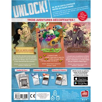 Aventures Surnaturelles Coopératif Asmodee Unlock 12 Supernatural Adventures - Jeu Escape Room - 1 à 6 Joueurs - Version Française Jeu Unlock