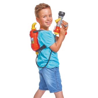 Pistolet à Eau Sac à Dos Pompier – Blaster à Pression 2,5L Avec Jet Jusqu'à 9 M, Jouet De Plage Et De Piscine Pour Enfants, Idéal Pour Jeux D'eau En Plein Air
