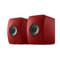 Enceintes actives Hifi connectées Kef LS50 Wireless II Edition spéciale Rouge vendues par paire