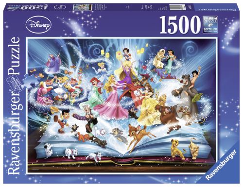 Puzzle 1500 pièces Ravensburger Le livre magique des contes Disney
