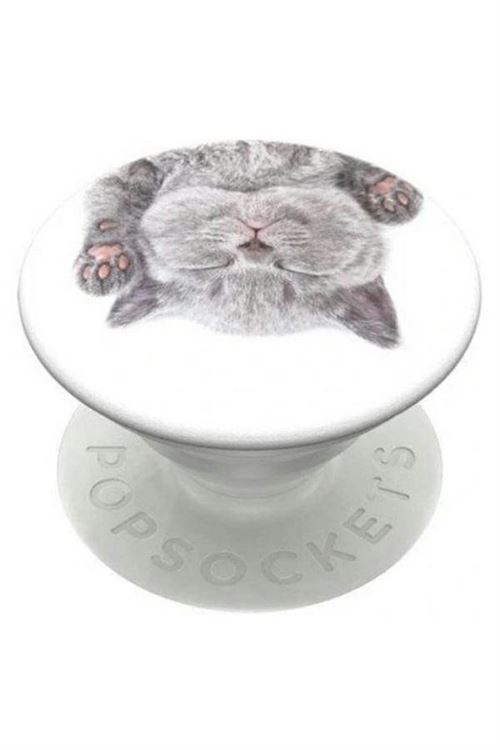 Support et Grip pour Smartphone PopSockets Sieste de chat animal