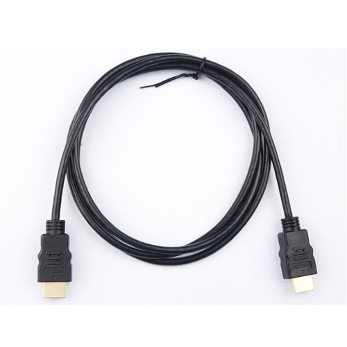 Câble HDMI 4K avec port Ethernet RJ-45 Temium 1.5 m Noir