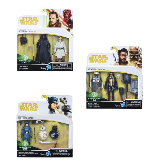 Pack de 2 figurines Star Wars Force Link 2.0 10 cm Modèle aléatoire