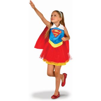 Robe tutu et serre-tete Warner Supergirl 4-6 ans