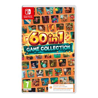 60 in 1 Game Collection Code in a box Nintendo Switch