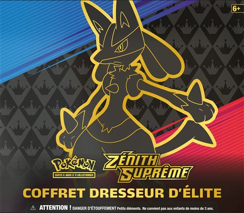Pokemon Coffret Pokémon À Collectioner Dresseur D'Élite Zénith Suprême
