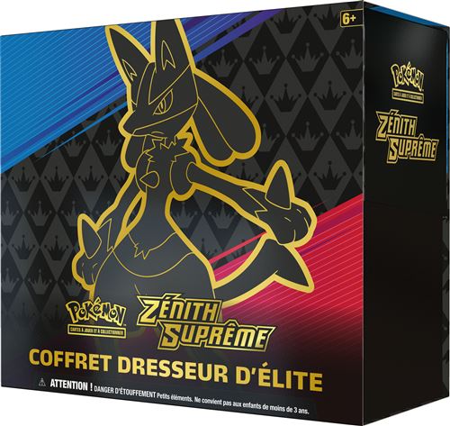 Coffret Pokémon à collectioner Dresseur d'élite Zénith Suprême - Carte à  collectionner - Achat & prix