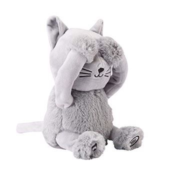 peluche ours anime gund joue a cache cache 26 cm