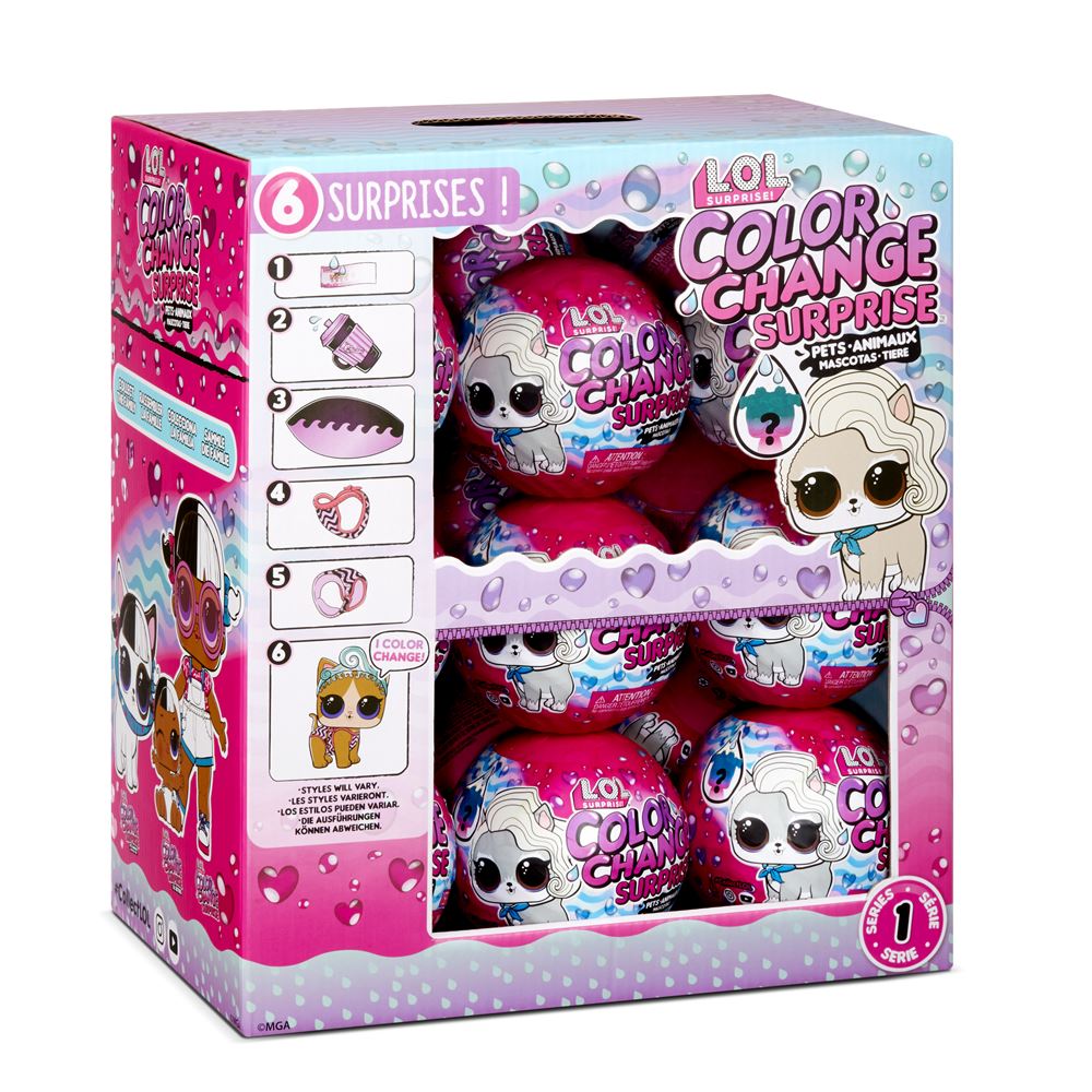 LOL Surprise SPU Fuzzy Pets Makeover Series 5 SPF QT Confetti Pop