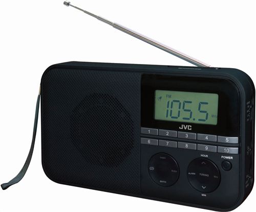 Radio réveil Jvc RA-F320B - DARTY Guyane