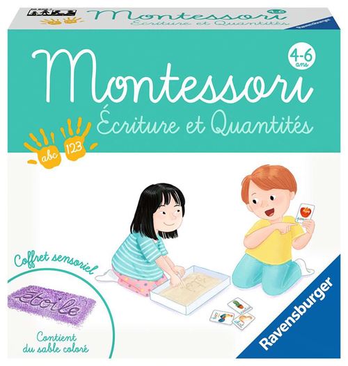 Jeu découverte Ravensburger Montessori Ecriture et quantités