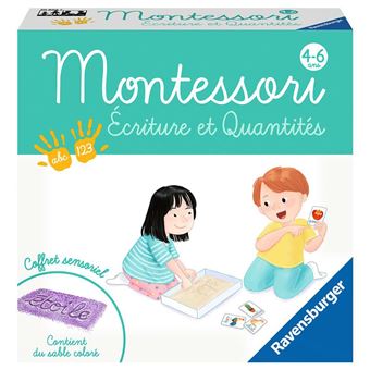 Jeu découverte Ravensburger Montessori Ecriture et quantités