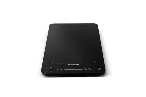 Table induction posable avec zone flex Schneider 2000 W Noir