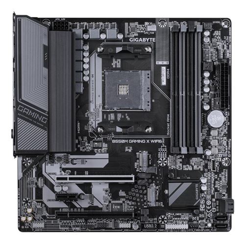 Carte mère Gigabyte B550M GAMING X WIFI6 micro ATX Socket AM4 Chipset AMD B550 - Gigabyte