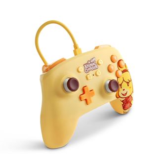 Manette Filaire améliorée PowerA pour Nintendo Switch Edition Animal Crossing Isabelle