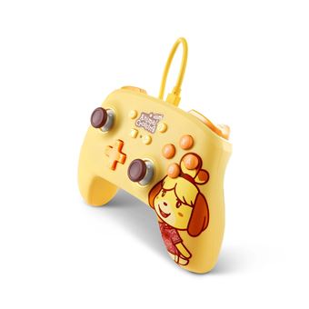 Manette Filaire améliorée PowerA pour Nintendo Switch Edition Animal Crossing Isabelle