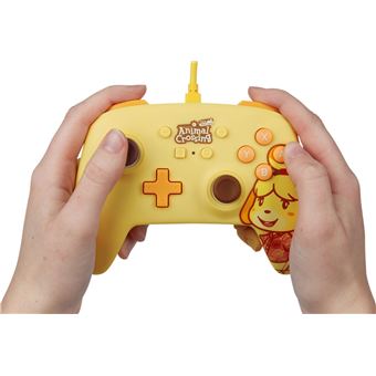 Manette Filaire améliorée PowerA pour Nintendo Switch Edition Animal Crossing Isabelle