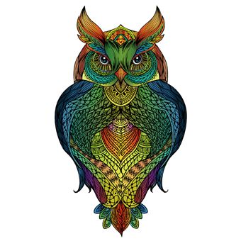 Puzzle Gigamic Rainbow Wooden Hibou 137 pièces