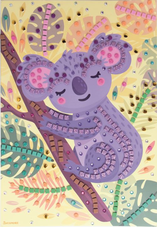 3D Mosaiques - SYCOMORE - Stick'N Fun - Boîte a musique coeur - Des 5