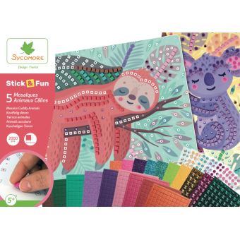 Mosaïques XL Stick N Fun Animaux Câlins
