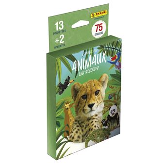 Carte à collectionner Panini Animaux Blister 13+2 pochettes