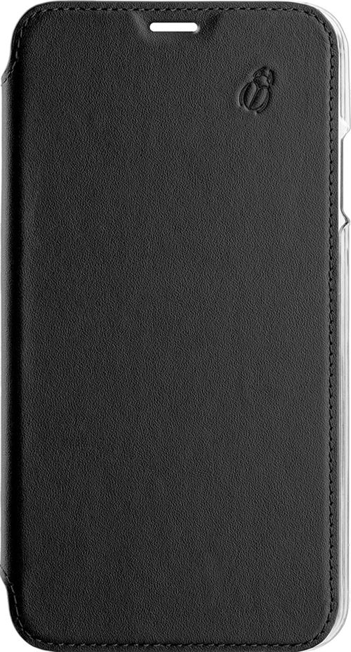Etui folio en cuir Beetlecase pour iPhone 12/12 Pro Noir